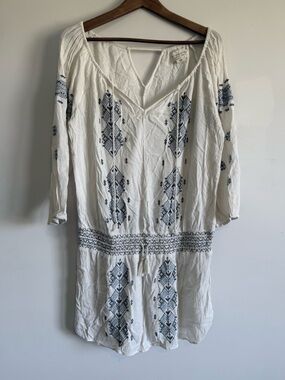 Denim & Supply Ralph Lauren Off-White  Boho Mini-dress
